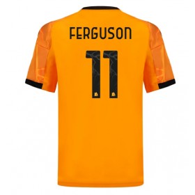 Pánské fotbalový oblečení AS Roma Evan Ferguson #11 Venkovní košile 2025-26 Krátkým Rukávem